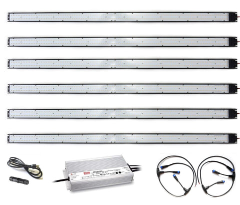 ARA-41 LED Light Bar Kit (4-ft), 6-Pack, with 600W Driver - Atreum Lighting