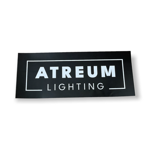 Atreum Lighting Sticker, 8.5" x 3.5"