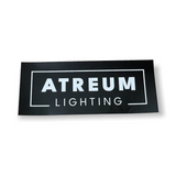 Atreum Lighting Sticker, 8.5" x 3.5"